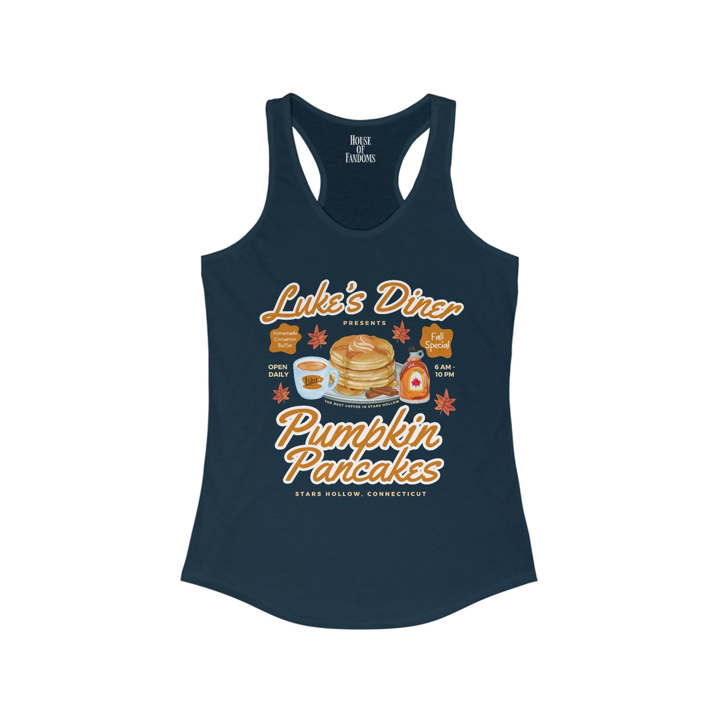 Gilmore Girls TV Show Shirt Tank - Luke’s Diner Pumpkin Pancakes