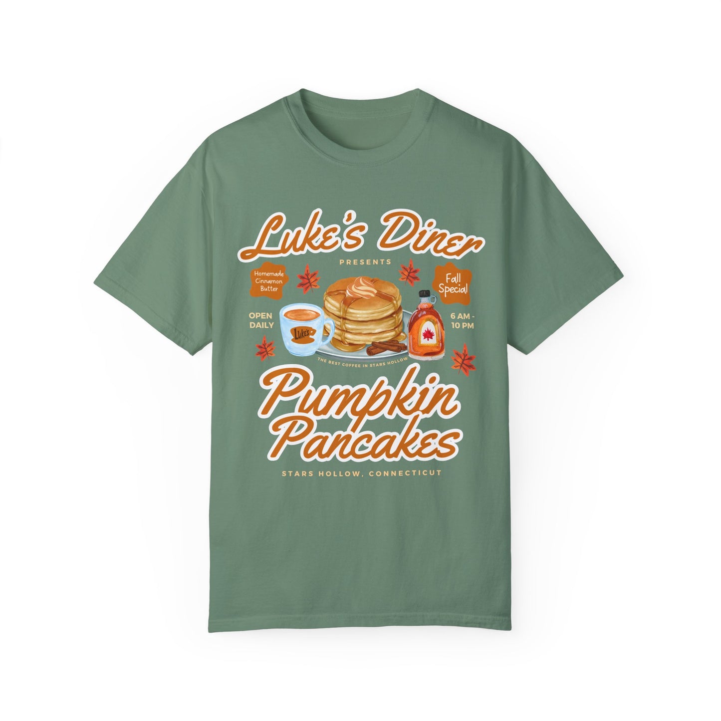 Comfort Colors® Gilmore Girls TV Show Shirt - Luke’s Diner Pumpkin Pancakes