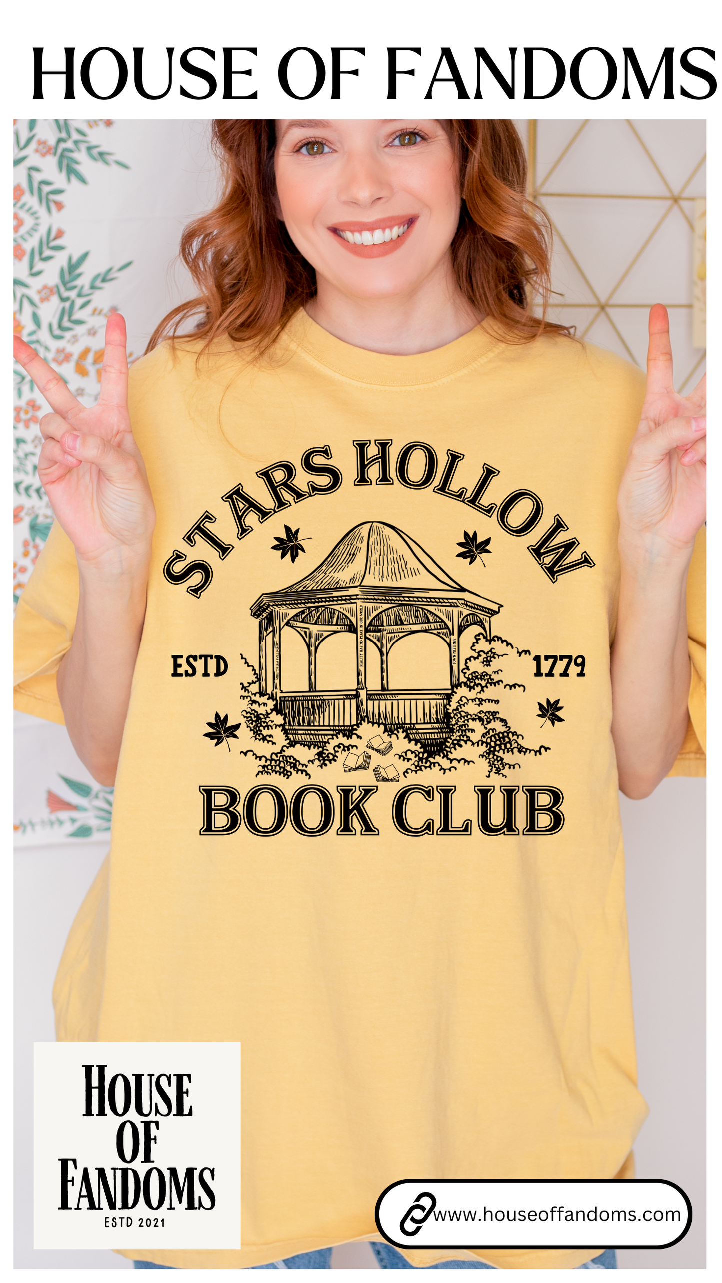 Comfort Colors® Gilmore Girls Shirt - Stars Hollow Book Club