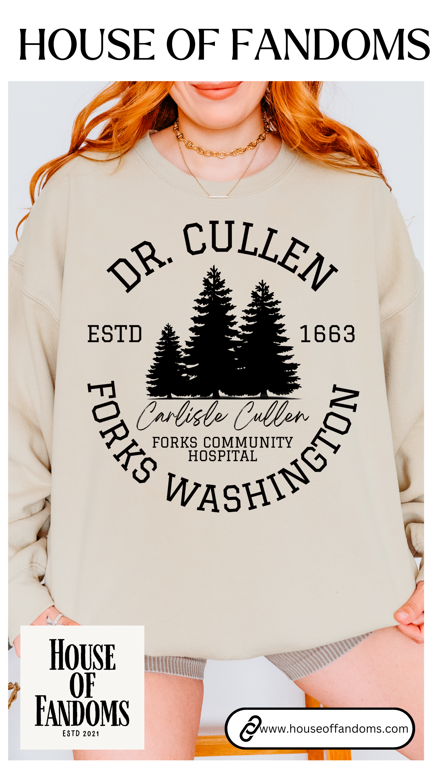 Twilight Saga Movie Sweatshirt - Dr. Carlisle Cullen